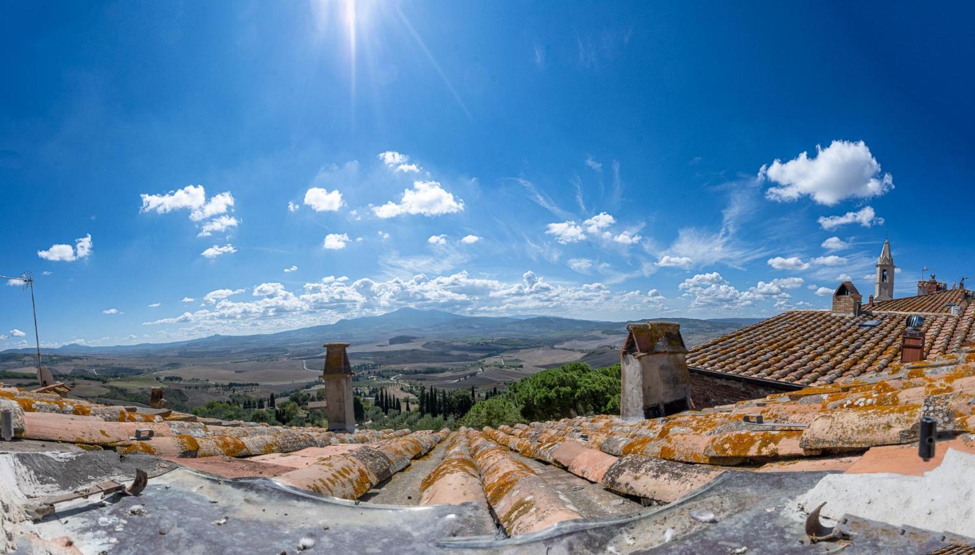 Ferienwohnung Artistica Pienza - Breathtaking Val D'Orcia View Exterior foto