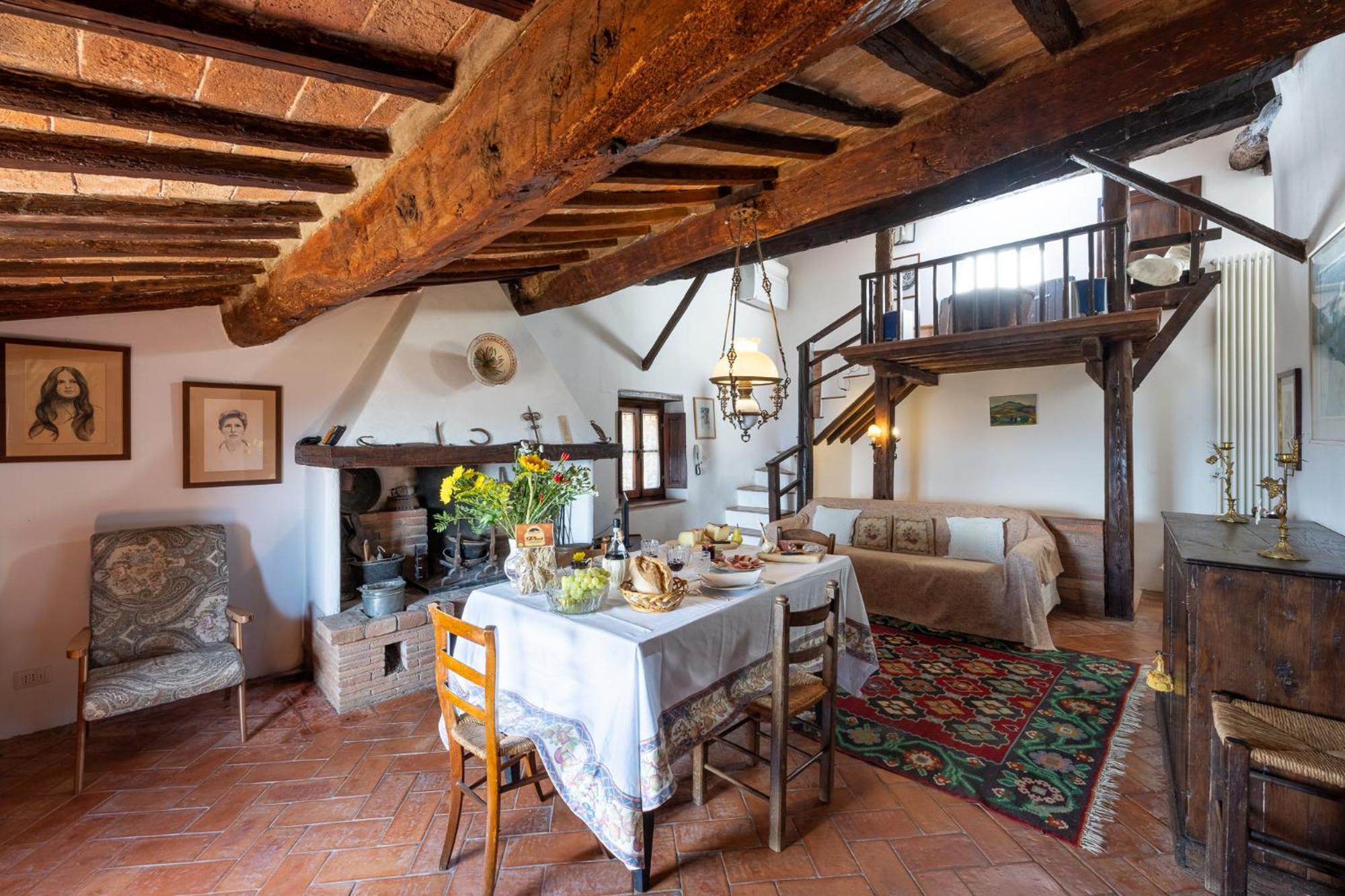 Ferienwohnung Artistica Pienza - Breathtaking Val D'Orcia View Exterior foto