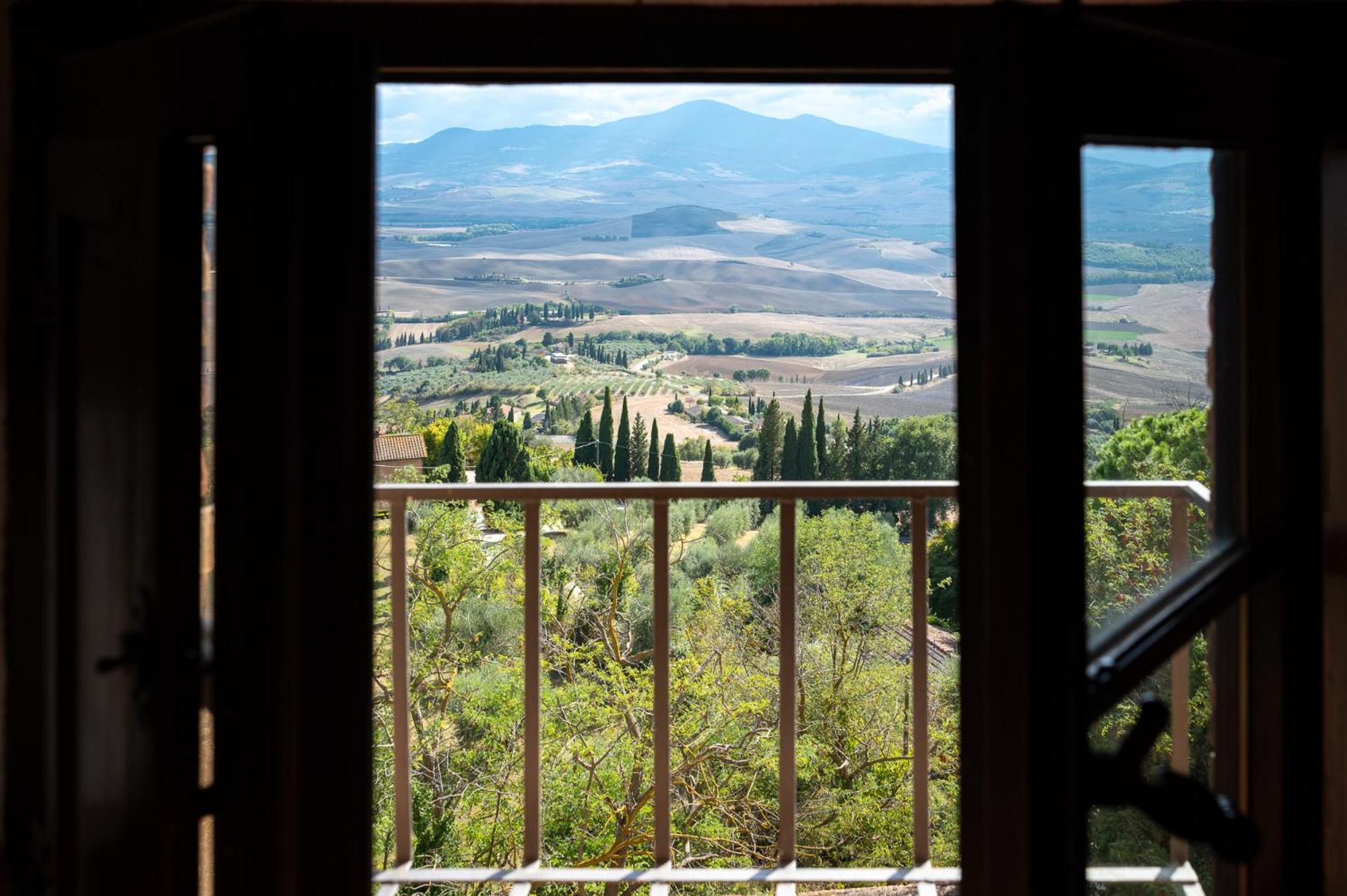 Ferienwohnung Artistica Pienza - Breathtaking Val D'Orcia View Exterior foto