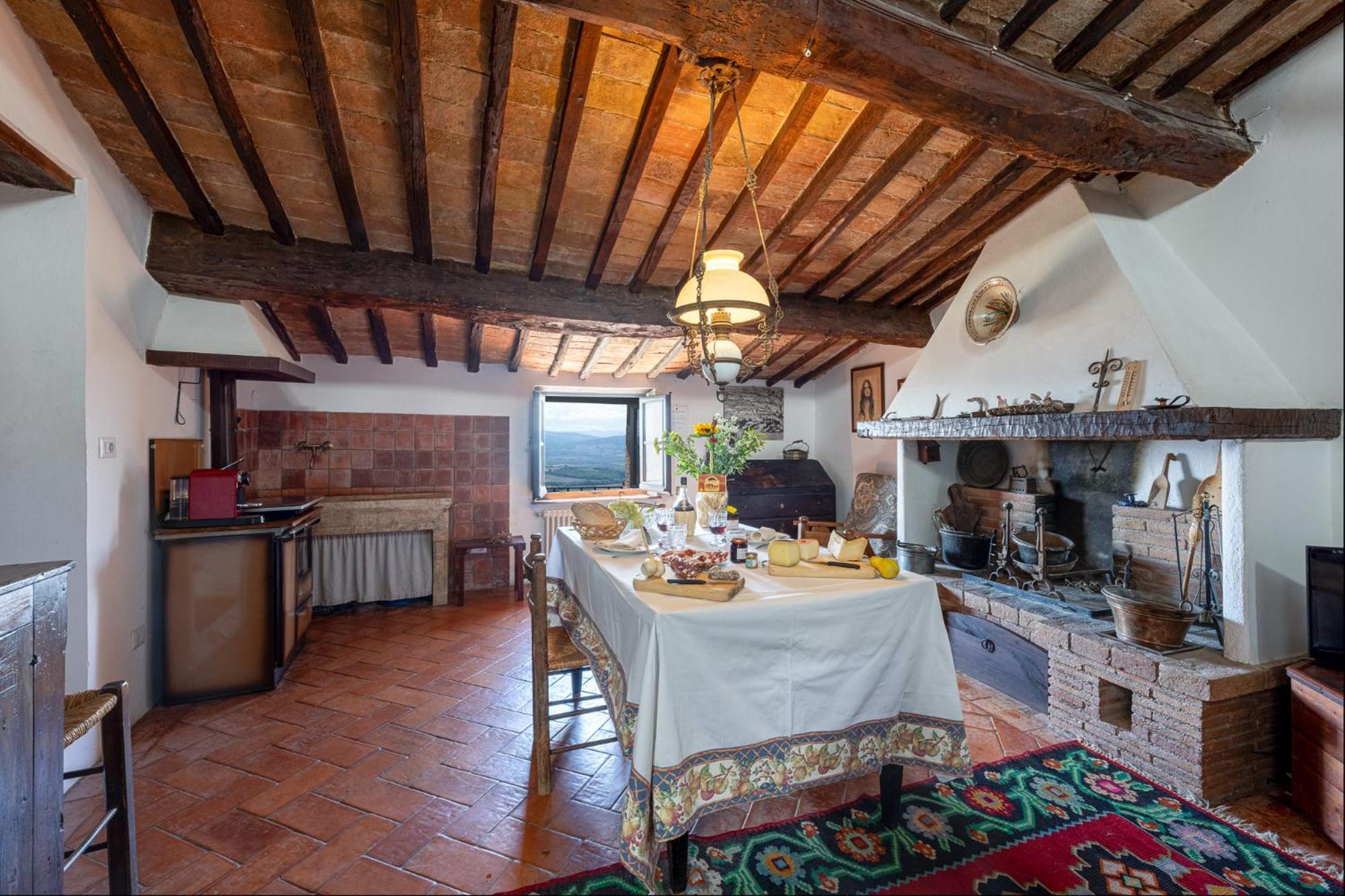 Ferienwohnung Artistica Pienza - Breathtaking Val D'Orcia View Exterior foto